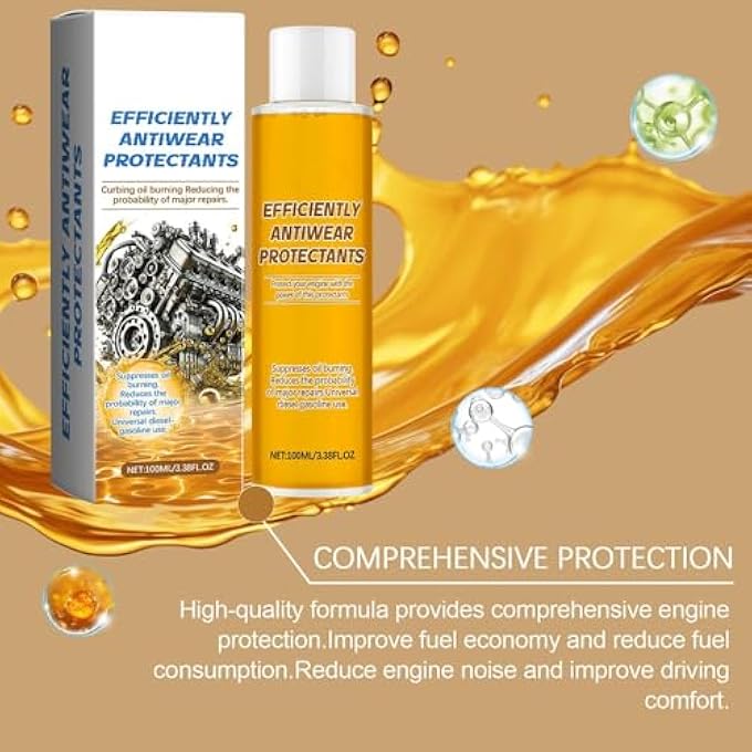 كاست ويف واقي فعال ضد التآكل، وعامل عالي الأداء لمقاومة الاحتكاك وتقليل الضوضاء لمحركات البنزين والديزل، وكفاءة استهلاك الوقود، 1 نقطة في الثانية - Image 3